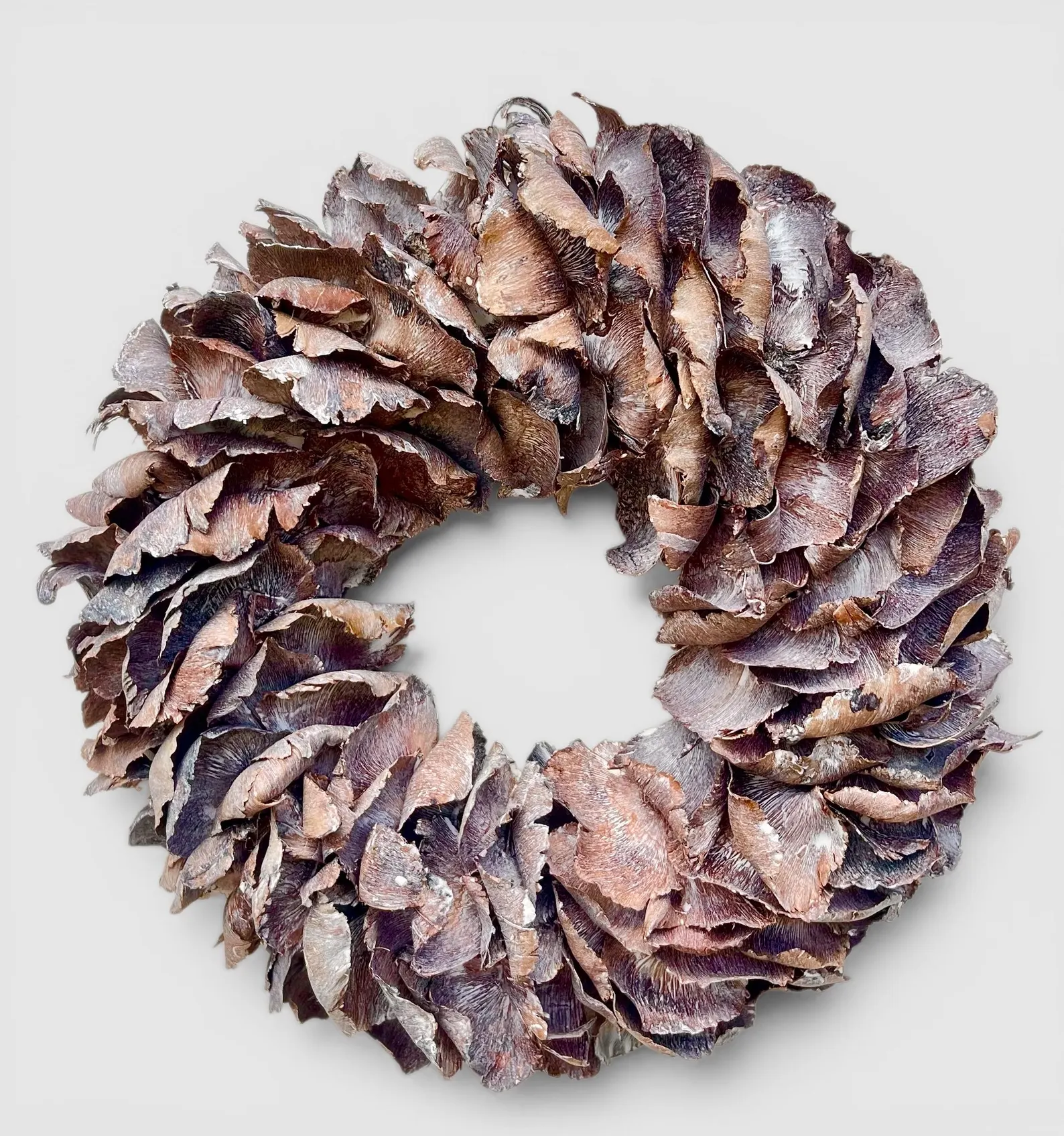 Kranz aus Palmblättern Braun Natur