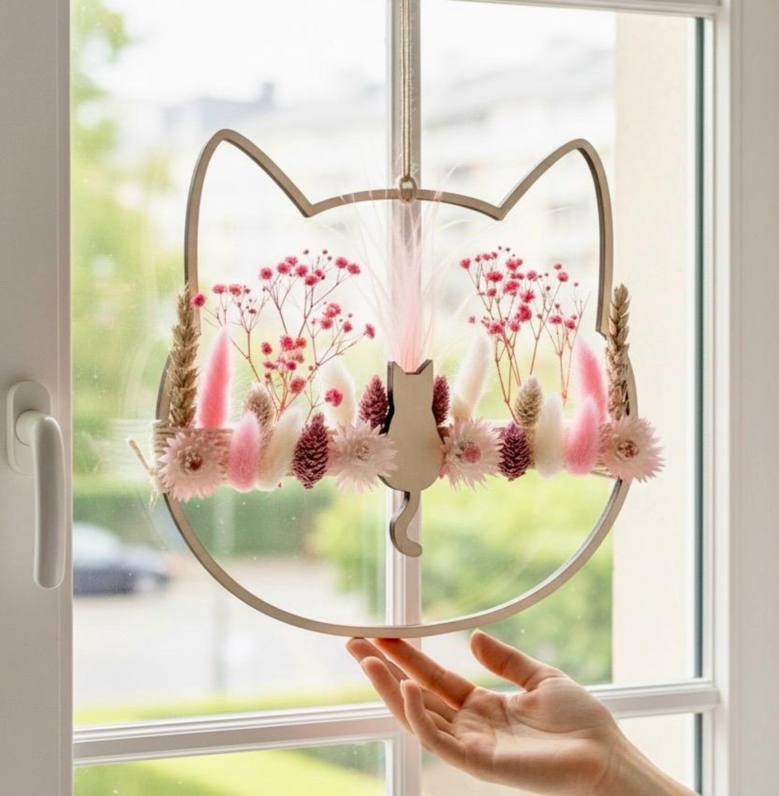 Fensterdeko Katze Katzenliebhaber – Vorschaubild