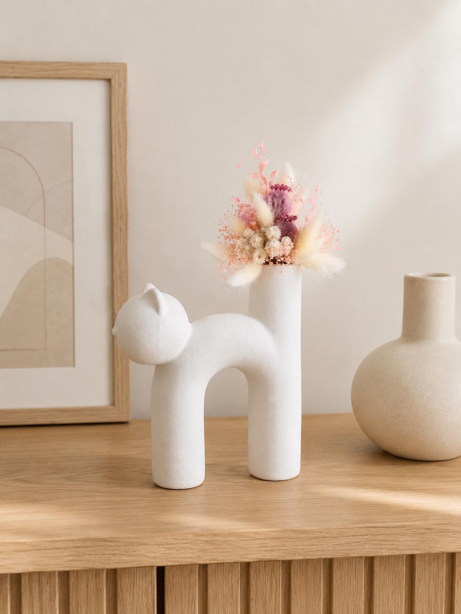 Katzenvase aus Keramik – Vorschaubild