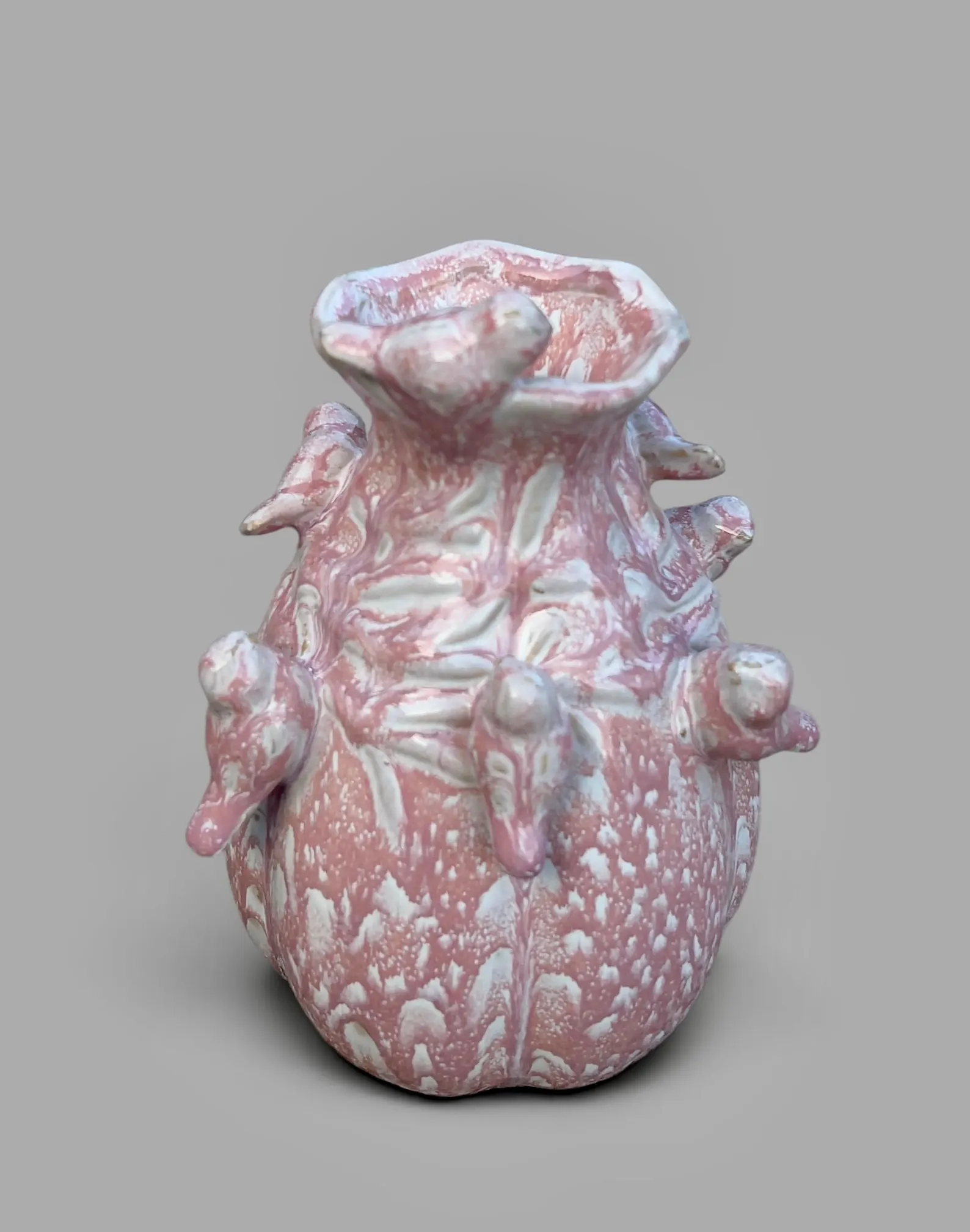 Keramikvasen in Rosa-Creme 2 – Vorschaubild