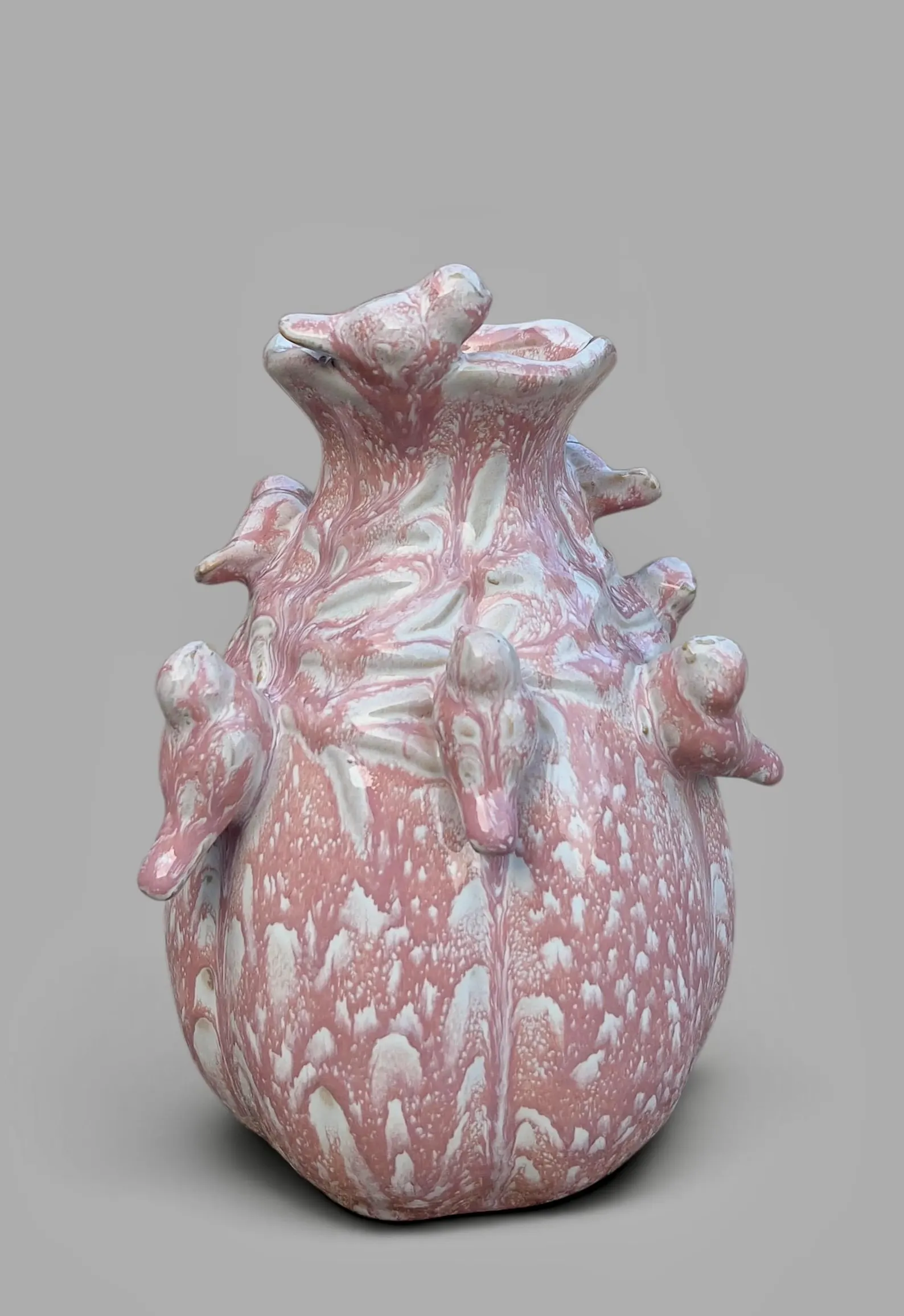 Keramikvasen in Rosa-Creme 3 – Vorschaubild