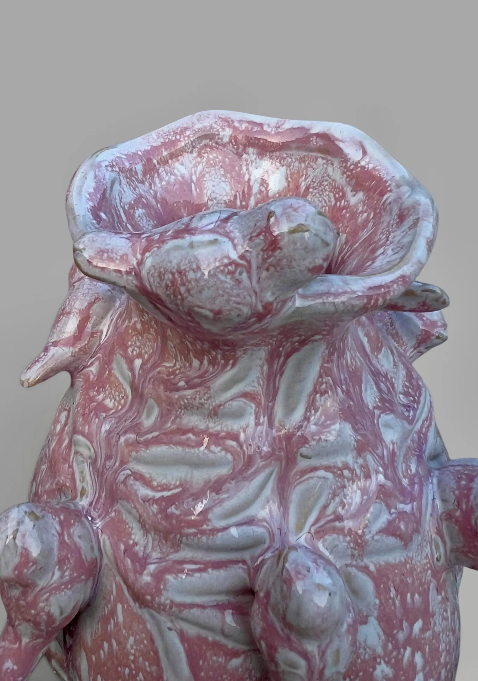 Keramikvasen in Rosa-Creme 5 – Vorschaubild