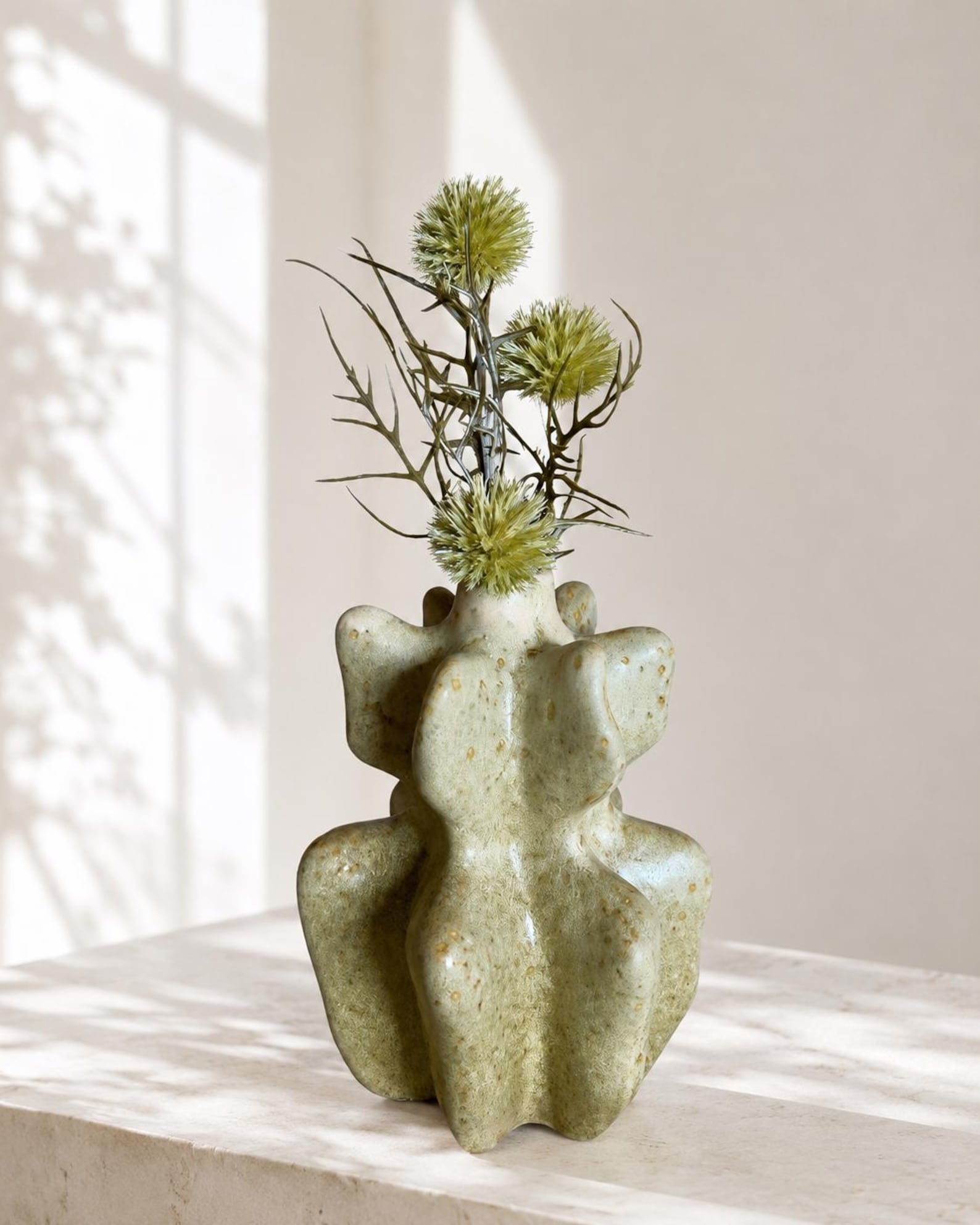 skulpturale Keramikvase