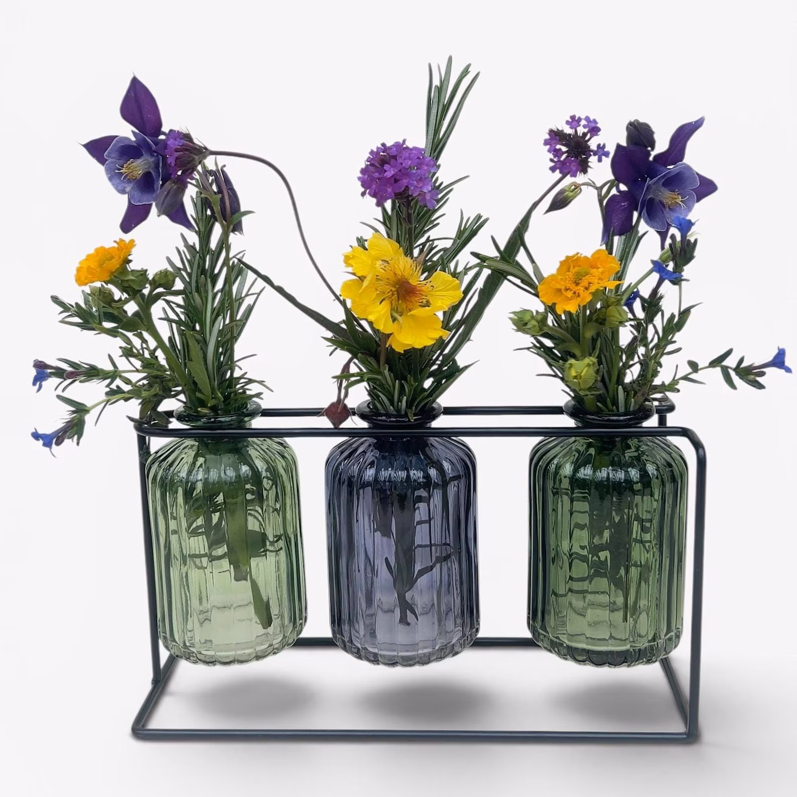 geriffelte Glasvasen – Vorschaubild