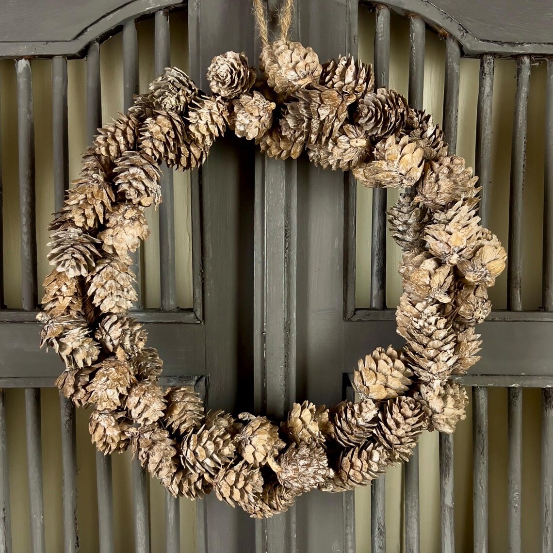 Zapfenkranz Natur 25cm Türkranz Wandkranz Tischkranz